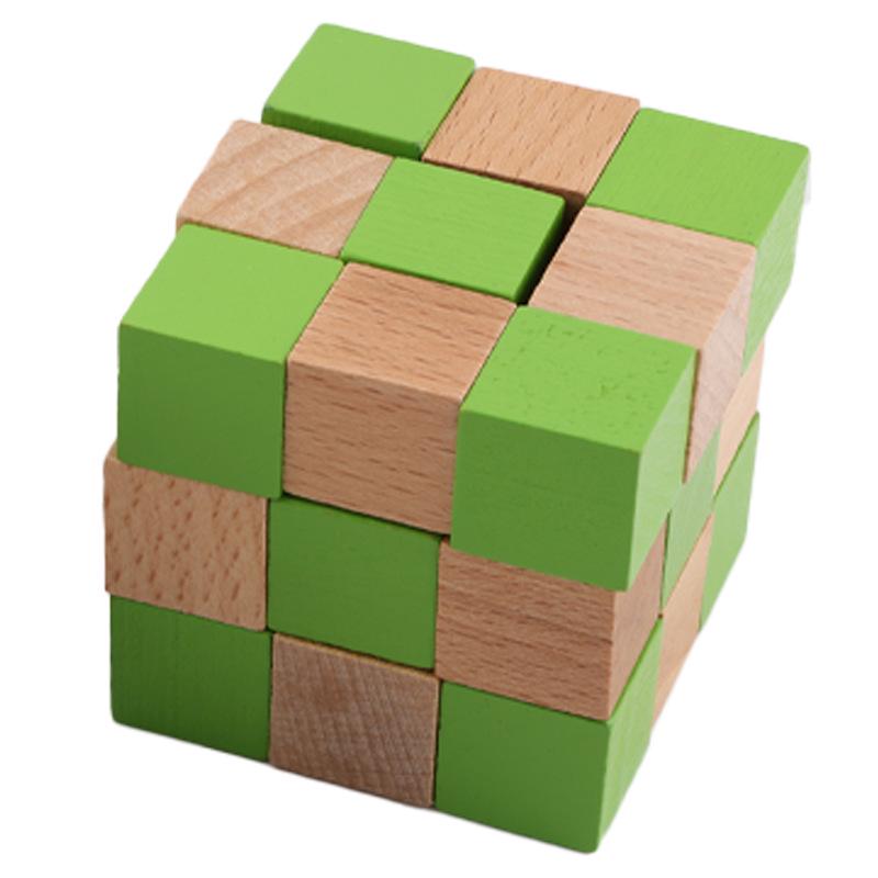 Kongming Luban Lock Dragon Tail Nine-Link Puzzle - Challenging Educational Toy