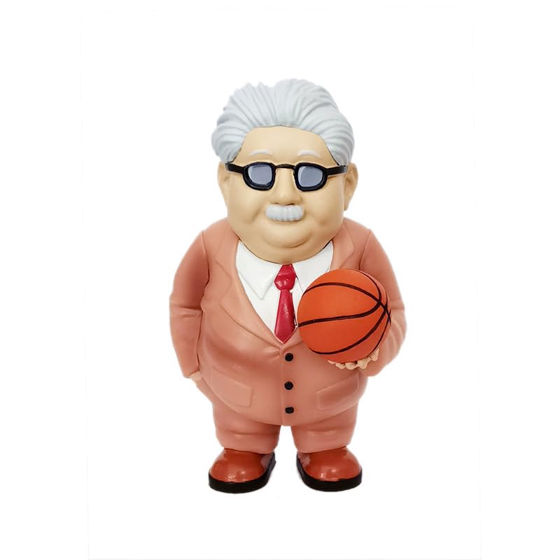 KRGNPLE Slam Dunk Toy Model Figure Mitsuyoshi Anzai Coach Anzai Car Ornament Decorative Cartoon Figure (Design: Coach Anzai, Total 1 Piece)