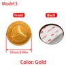 OFK3   Car Styling Logo Steering Wheel Center Badge Logo Sticker For Mercedes Benz AMG W204 GLC CLA W205 W203 W206 W253 Car Ornaments