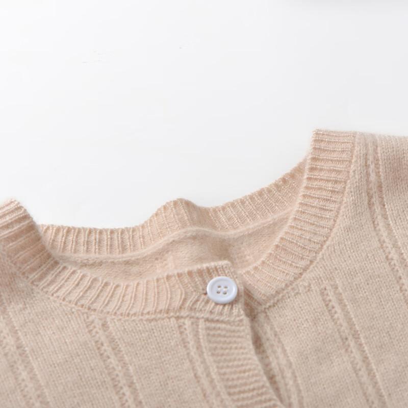 Fanzhen Women's 100% Wool Knit Cardigan