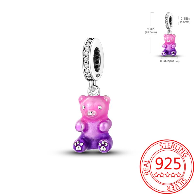 Copper Metal Charm Bead Component Bead Component Crown Lion Frog Charm Bead Component Compatible With Bracelet High Quality Fine Jewelry Authentic