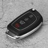 Flip 4 Button Remote Key Fob Case Shell Cover Fit For Hyundai Santa Fe (ix45) 2013 2014