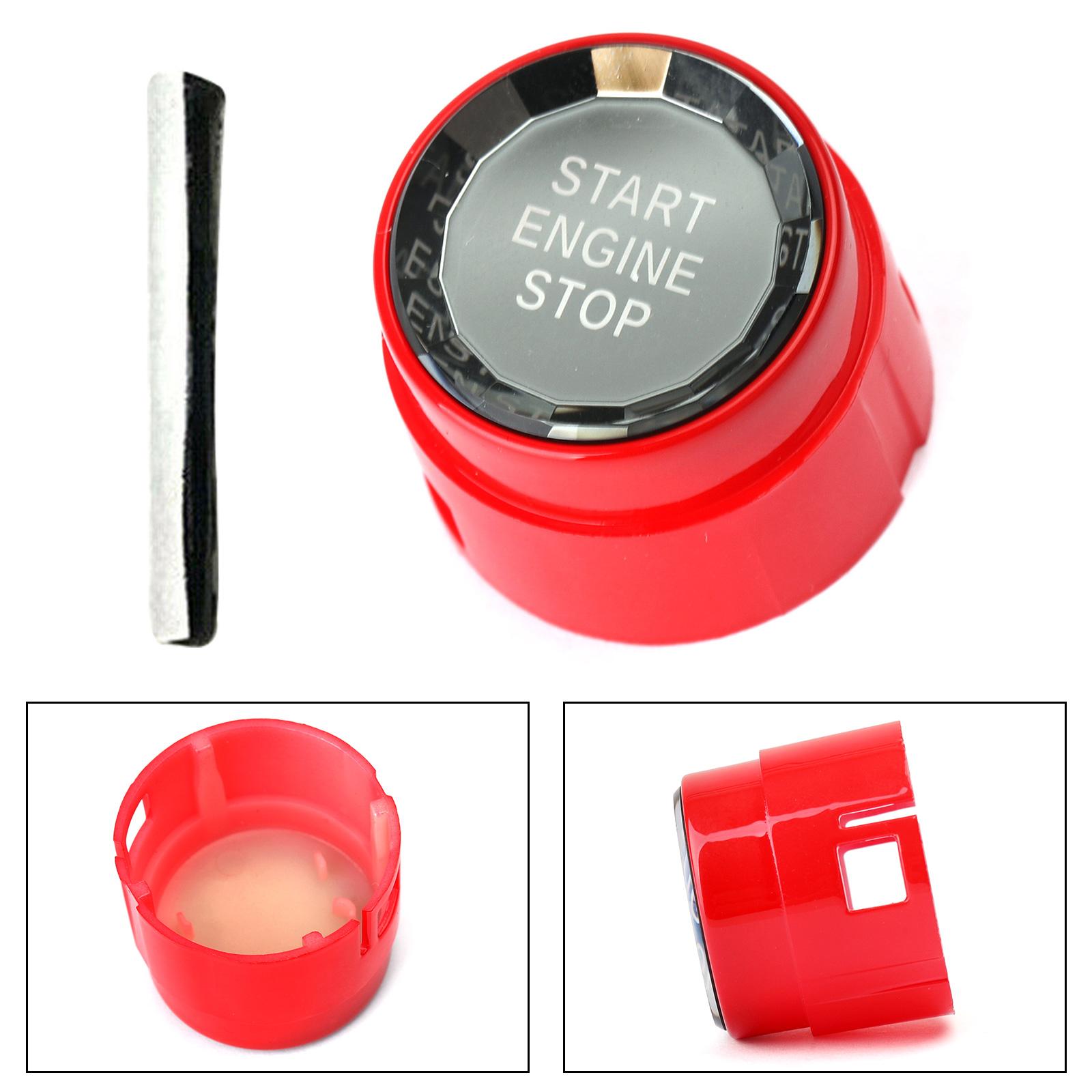 

Red Start Stop Engine Push Button Switch Cover Crystal For BMW F Chassis F30 F10