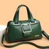 Nowa Torba Bostonka Stylowa Jednolity Kolor Torba dla Mamy w Średnim Wieku Przenośna Torba na Ramię Crossbody