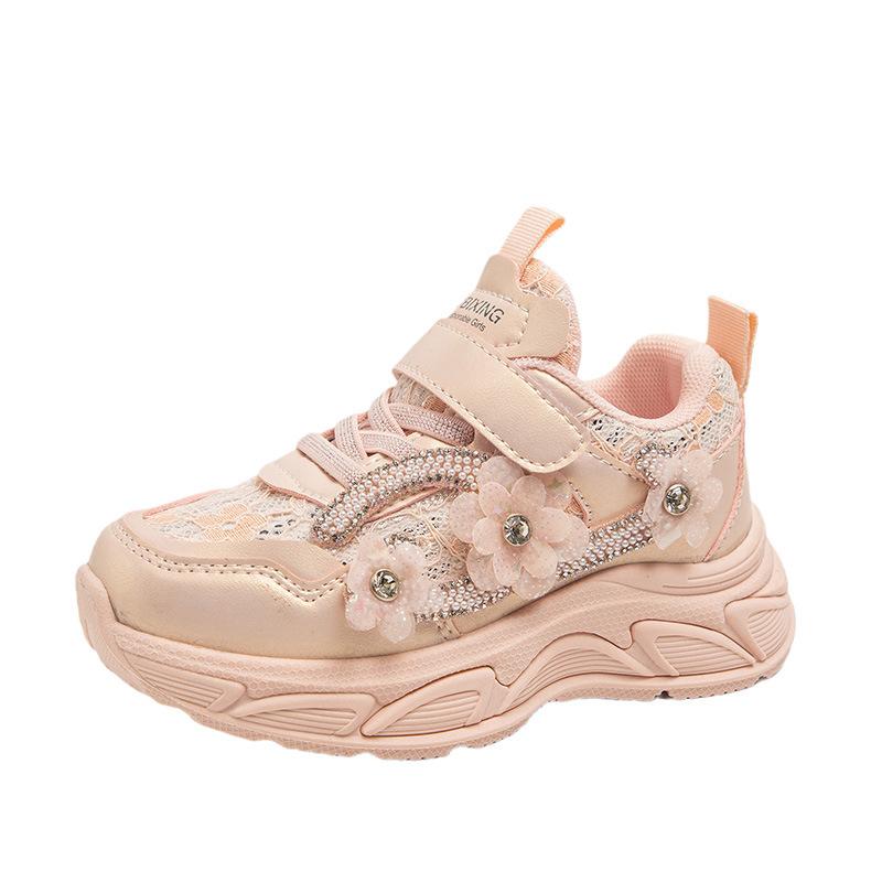 

Модные удобные дышащие кроссовки для девочек 26