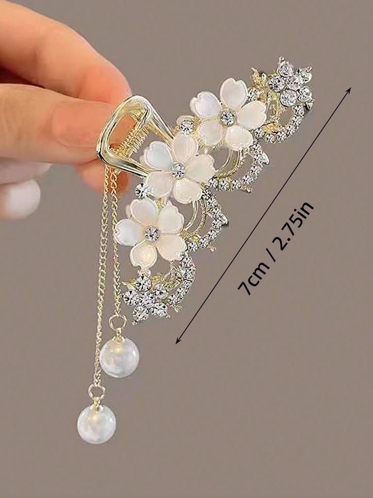 1 Stück Mode Rose Quasten Haarspangen Für FrauenHaaraccessoire Für Frau