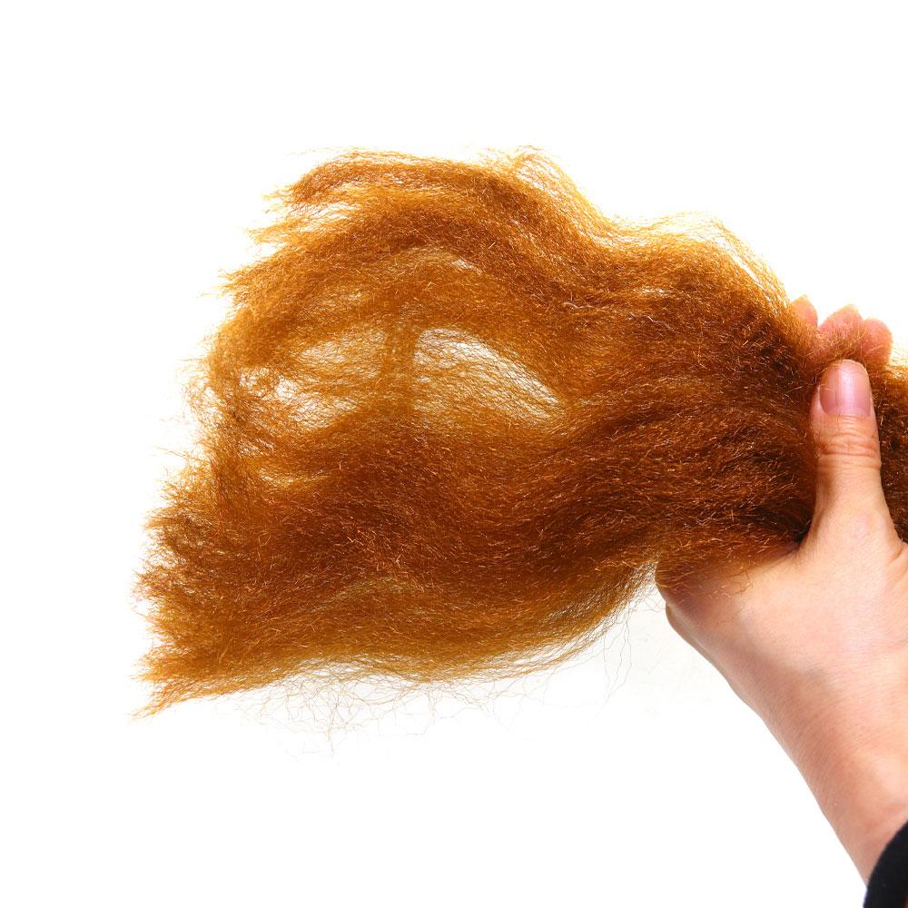 Bimoo Kinky Soft Synthetik Fliegenbinden Streamer Faser Köder Fisch Bleikopf Jig Bindematerial Rosa Chartreuse Rot Orange Gelb