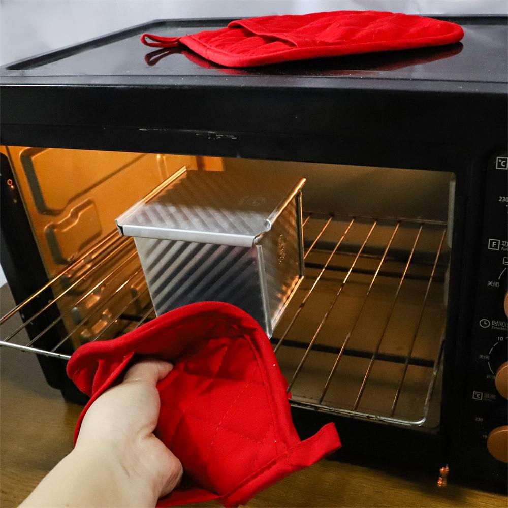 Microwave Glove Insulation Pad Rubber Anti Slip Cotton Multifunctional Pocket Insulation Pad Anti Slip And Anti Scald Gloves