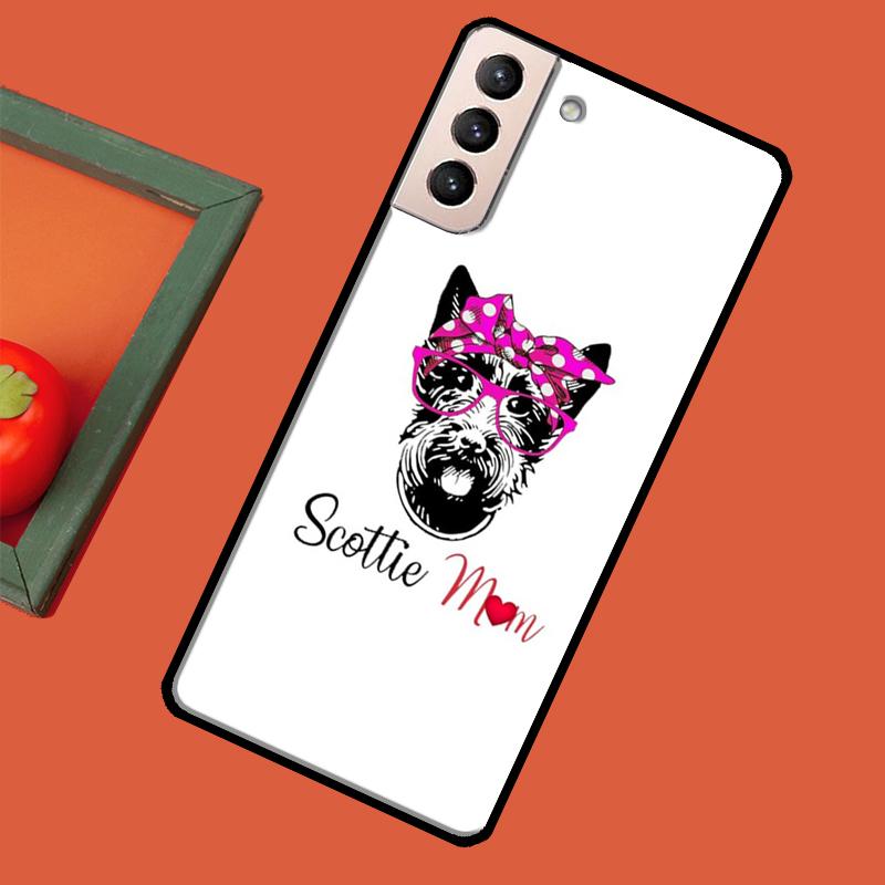 Westie Scottie Scottish Terrier Phone Case For Samsung Galaxy S23 S20 FE S21 Ultra Note 10 S9 S10 Plus Note 20 S22 Ultra Cover