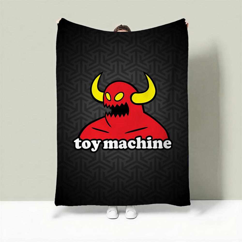 

Skate T-Toy Machine Throw Lightweight 240g Flannel Blanket Soft Skin-friendly for Summer Cooling 75cmx90cm