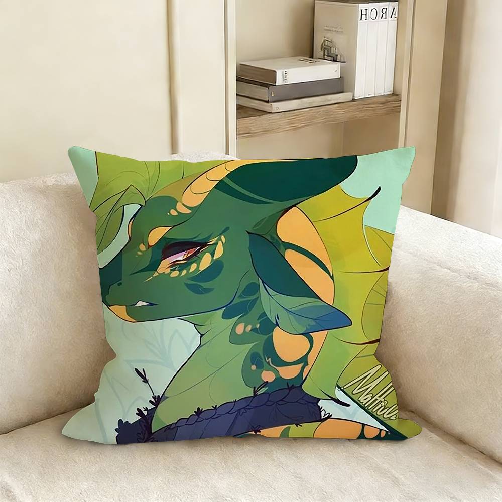 WWings of FFire Dragon Pillow Case Living Room Sofa Cushion Cover Suitable For Home Bedroom Room Decoration