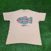 Vintage 90s Colorful Fish Shirt Womens XL 23x26 Maui Hawaii