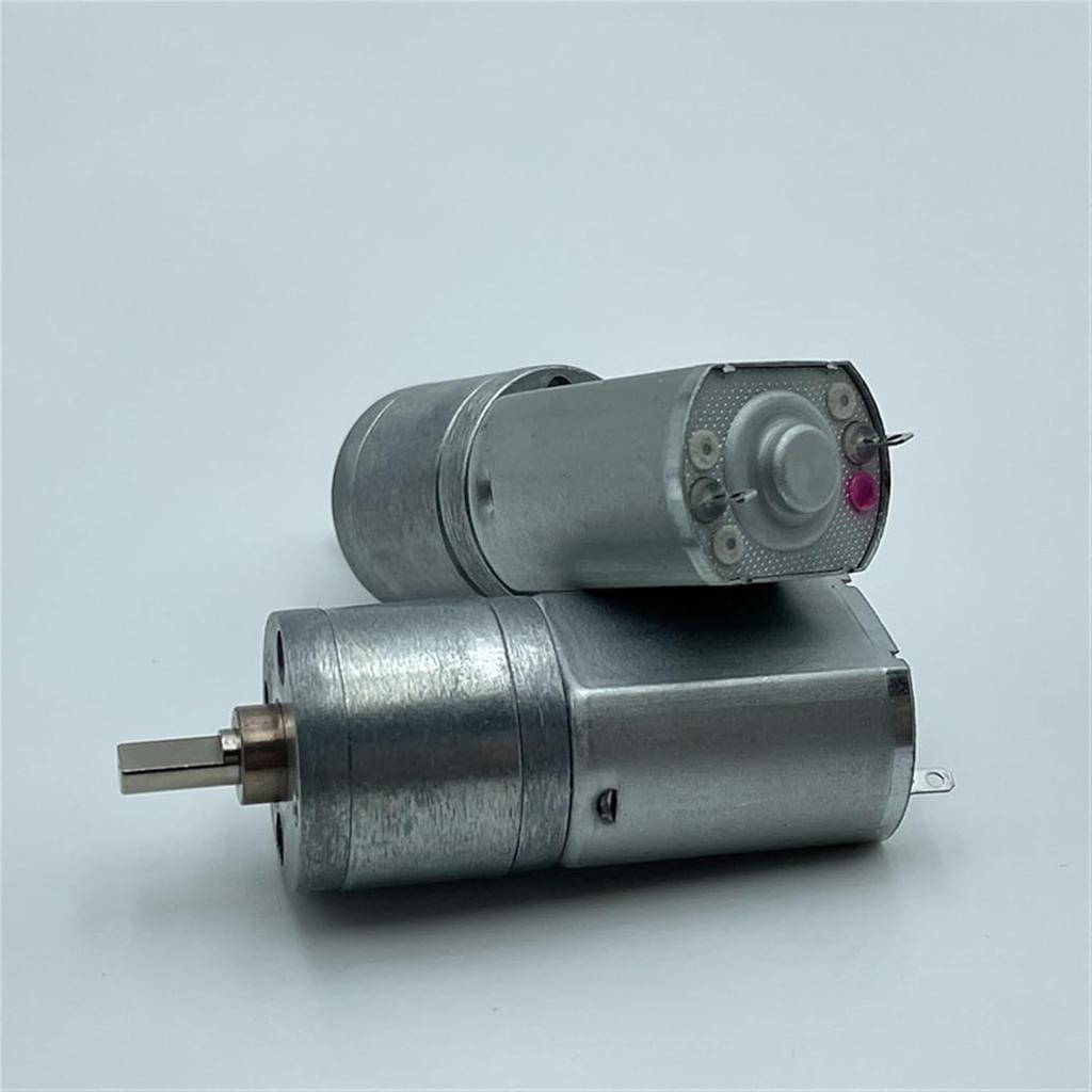ZGA20-130 Mini 20mm Gear Motor Micro Full Metal Gearbox Reducer Motor DC5V 6V 9V 12V 30RPM Slow Speed Large Torque 1Pcs
