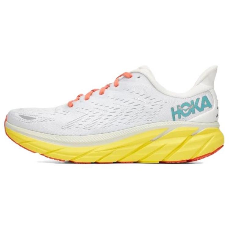 HOKA ONE ONE Clifton 8  Blanc De Blanc Illuminating  Men s 1119393-BDBI EU 41⅓