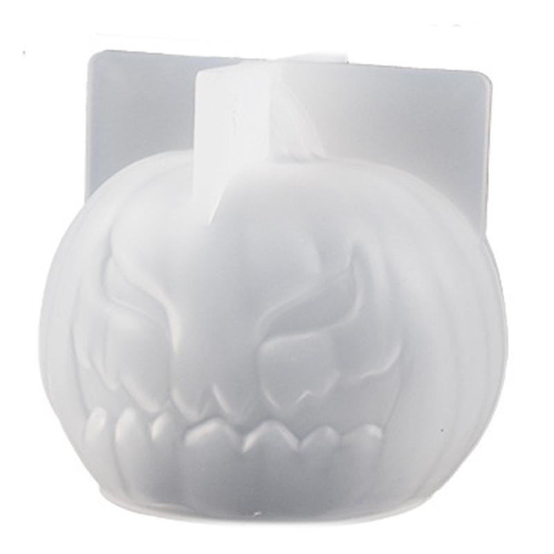 

1/2Piece Angry Pumpkin Scenteds Candle Silicone Mold Halloween Smilings Pumpkin Aromatherapys Resin Molds Home Plasters