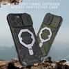 For iPhone 15 Pro PC+TPU Phone Case Anti-Scratch Outdoor Drop-Proof Cover Compatible with MagSafe