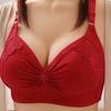 Hollow Bra Push Up Open Back Large Size Thin Anti Sagging Side Receiving Side Breasts Beauty Back Non Magnetic Ladies Bra