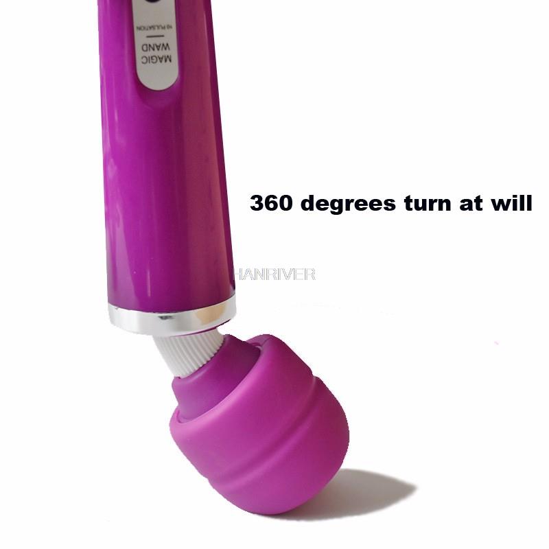 New 10 Speeds Magic Wand Massager,Big Magic Wand Massage Stick AV Vibrators Sexy Clit Vibrator Sex Toys for Women 32 *