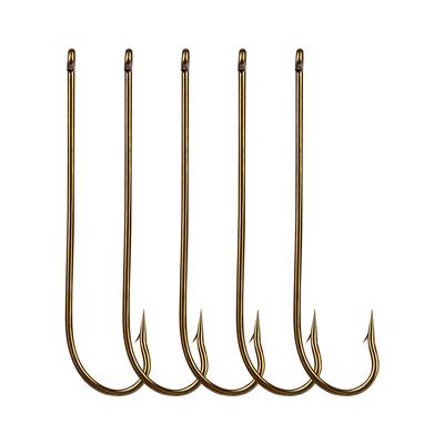 Crucian Carp Hook Has Barbs 100pcs/box Long Handle Sleeve Hook