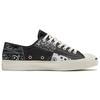 Converse Jack Purcell Gold Standard Smiley Cashew Flower Comfortable Versatile Low-top Canvas Shoes Unisex Black White Gray