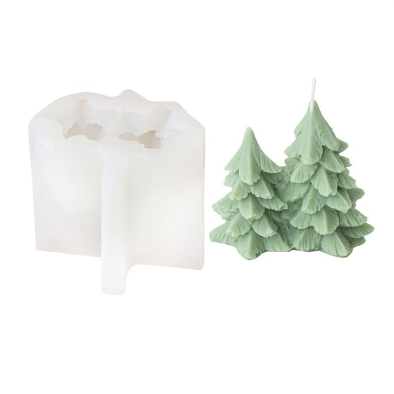 Christmas Silicone Candle Molds Crafting Moulds Reusable Molds Handmade Soap Mold Christmas Series Pattern for Candle