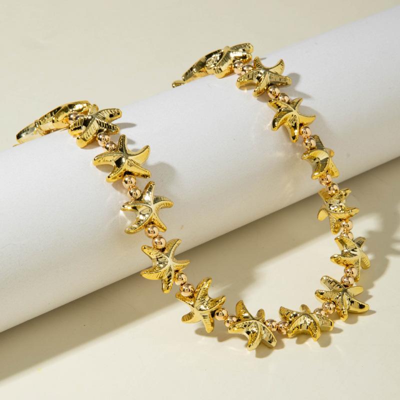 Аксессуары, Панк CCB Преувеличенное Ожерелье, Золотой Бант, Персиковое Сердце Ракушка Ожерелье Ожерелье