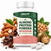 Almond Protein Powder Capsules, Dietary Supplement, Plant-Based Protein Daily Nutritional Capsules, Suitable for Adults