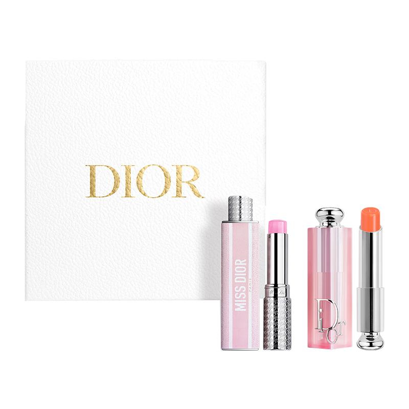 Dior Addic Lipstick With Miss Dior Mini Miss Eau de Parfum Solid Perfume Solid Fragrance 3.2g+Lip Balm #004