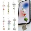 Jellyfish Jellyfish Beaded Pendent Sea Shell Fish Phone Charm Keycord Mobile