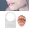 Modelo de lengua humana, silicona suave, soporte acrílico realista, modelo de boca para exhibición de joyería