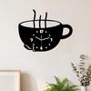 Kaffeetasse Wanduhr, Stilles Kreatives Ornament, Dekorationsuhr für Büro Kinderzimmer Schlafzimmer