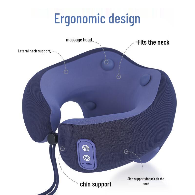 Portable Cervical Neck & Shoulder Massager Pillow with Heat