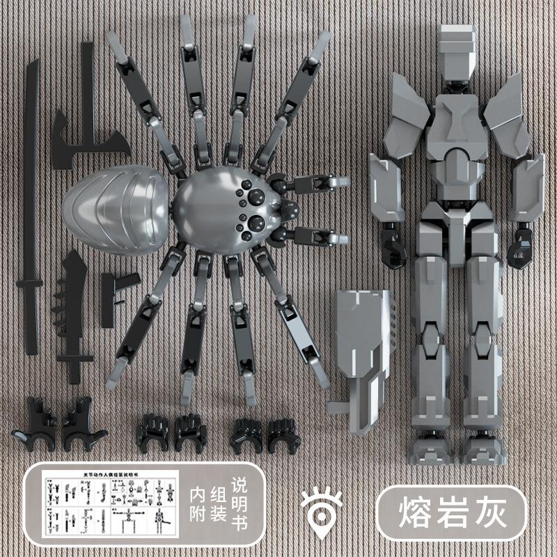Mehrgelenkiger Beweglicher Roboter 3D-gedruckte Spinnenspielzeuge mit Saugfuß Modell Spielzeug Geschenk Weihnachten Dekompressionswerkzeug