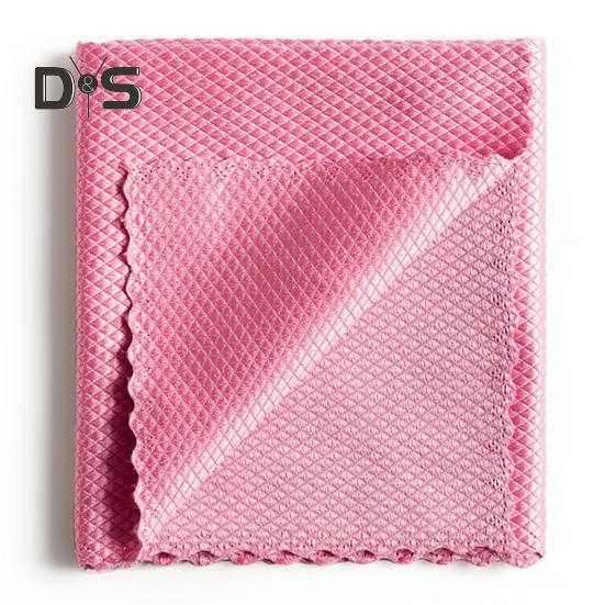5/10Pcs 30x40CM Fish Scale Kitchen Cleaning Cloth Streak Scratch Free Absorbent Dishcloth Reusable Washable Microfiber Rag Kitchen Tableware Glass