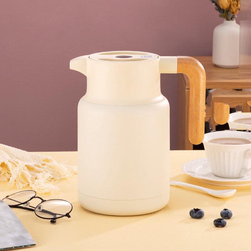 Yu Yi Tian Shi Edelstahl-Isolierkessel mit Holzgriff