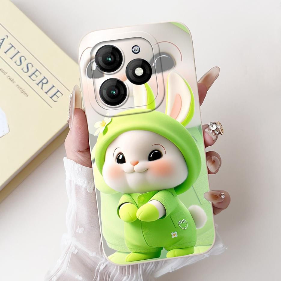 For Itel A70 Case A665L Cute Panda Cartoon Cover Soft Silicone Shockproof Phone Case Fopr Itel A70 A 70 ItelA70 Back Cover Shell
