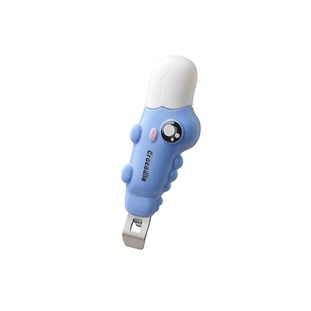 

Multi-functional Cartoon Little Crocodile Bottle Opener Portable Mini 2 in 1 Bottle Opener Effortless Pocket Vial Opener Beer синий