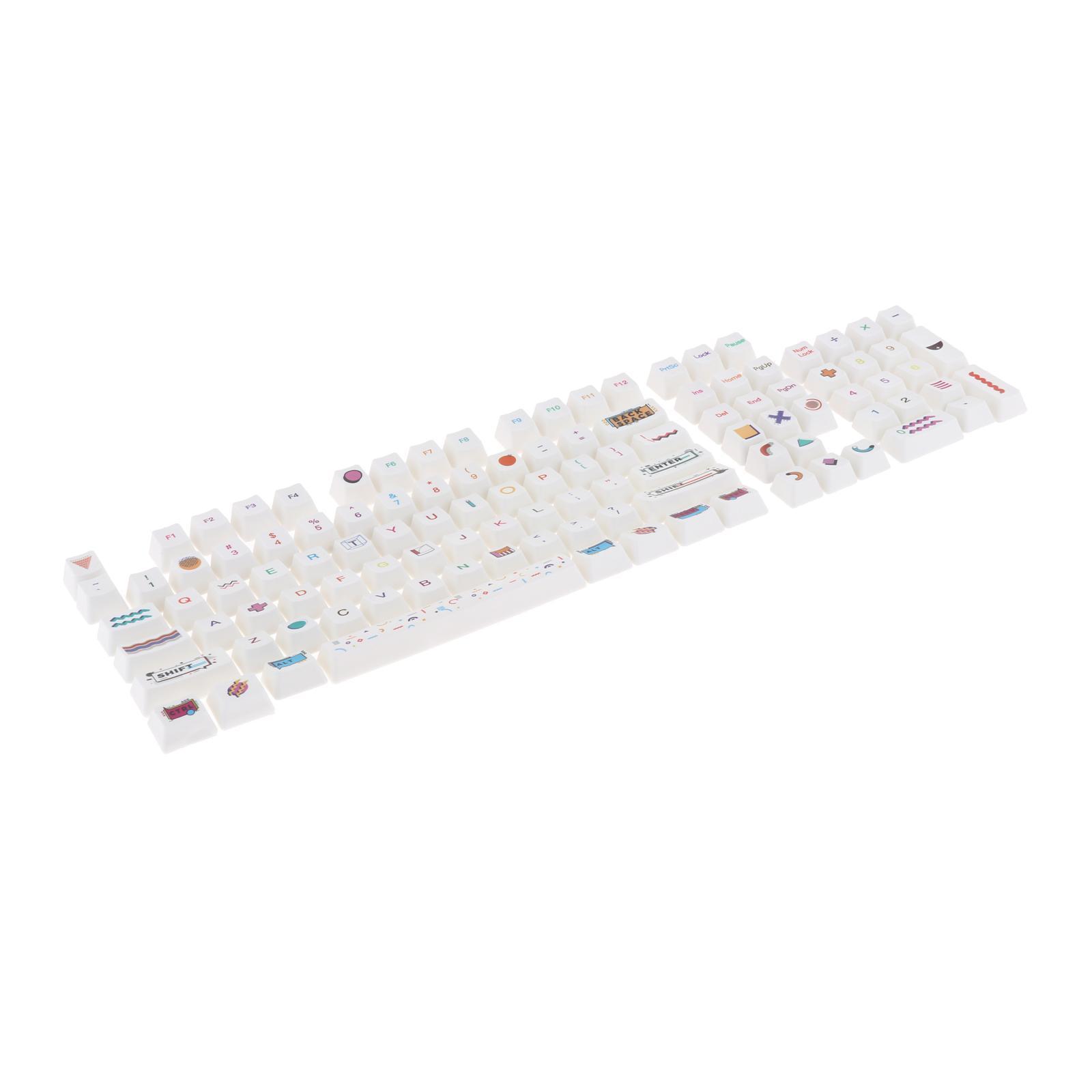 

108 Keys PBT Keycaps Suitable for Mechanical Gaming Keyboard DIY Accessories