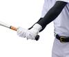 ZETT Neo Status Batting High School Baseball Mega High White BG17103HS Gloves, Ambidextrous, Compatible, Grip, (1100), Small,