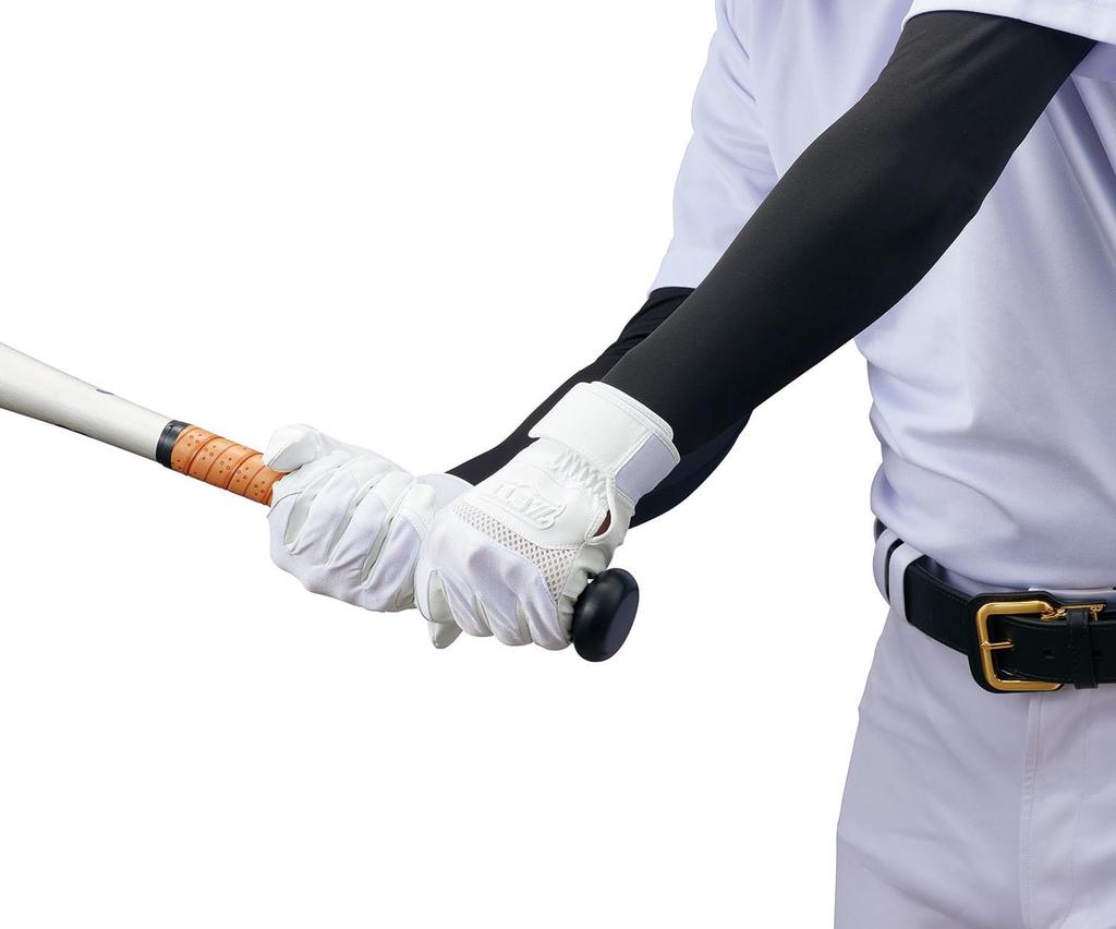 ZETT Neo Status Batting High School Baseball Mega High White BG17103HS Gloves, Ambidextrous, Compatible, Grip, (1100), Small,