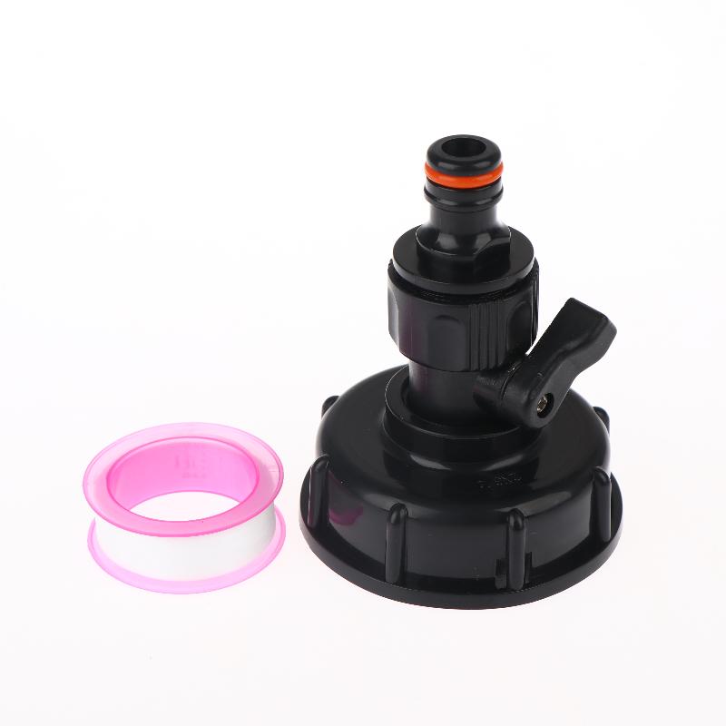 IBC Tank Valve Adapter 1 Set 1 2 3 4 Inch Water Hose Connector 60mm Coarse Thread for Agriculture Use Heavy Duty