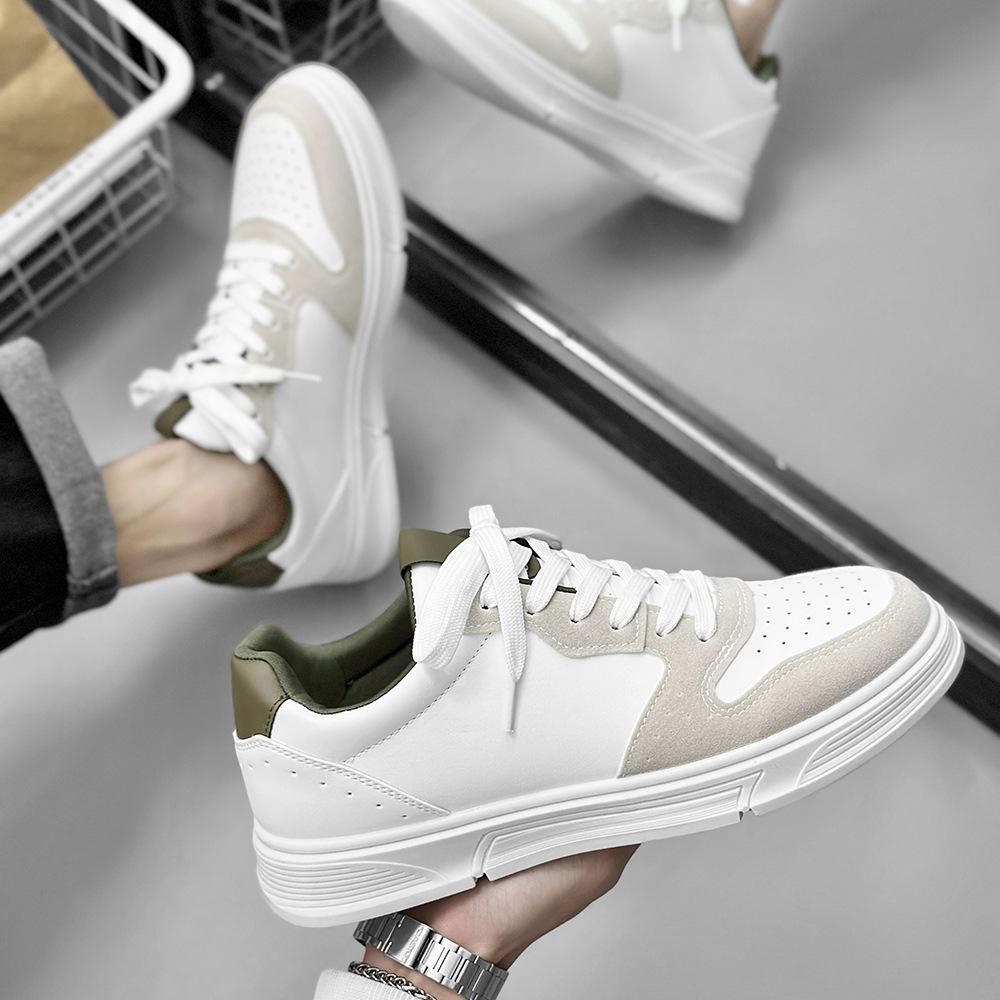 

2025 men s spring and autumn retro trend versatile board shoes platform comfortable sports casual shoes men 44