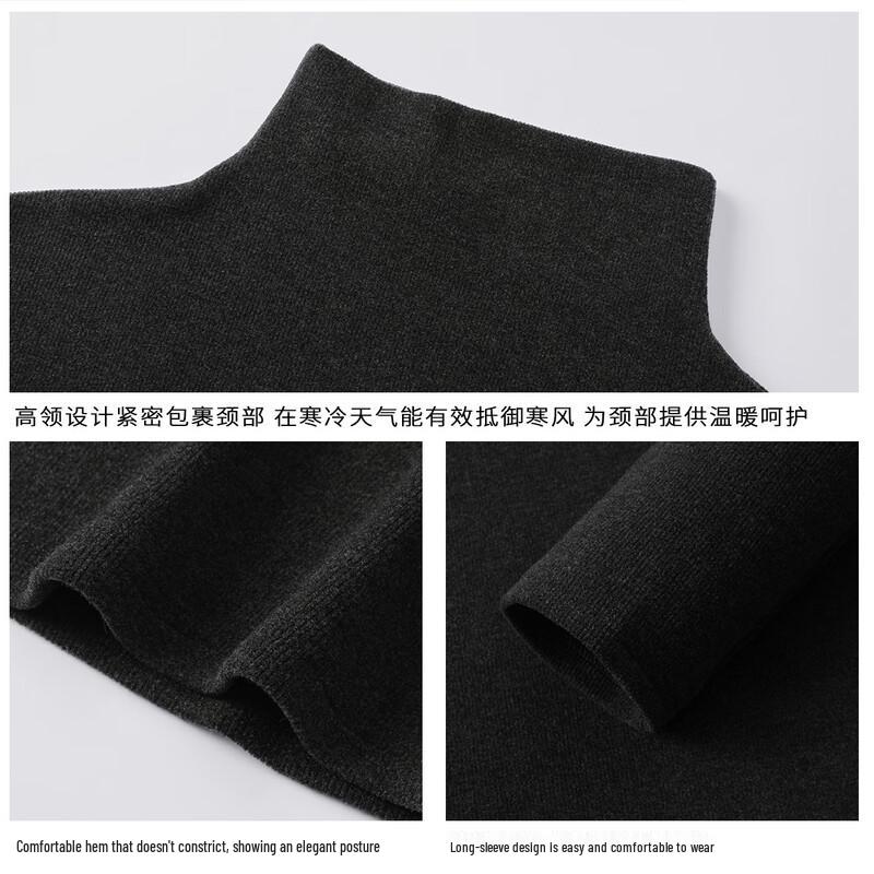 FivePlus Women's High-Neck Knitted Long Sleeve Top