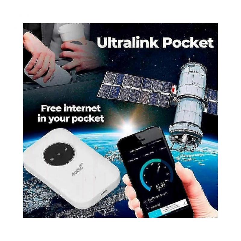 Bezplatný satelitný internet vo vašom vrecku, Router neobmedzený satelitný internet Prenosný satelitný internet WiFi, Ultra Link Freeu