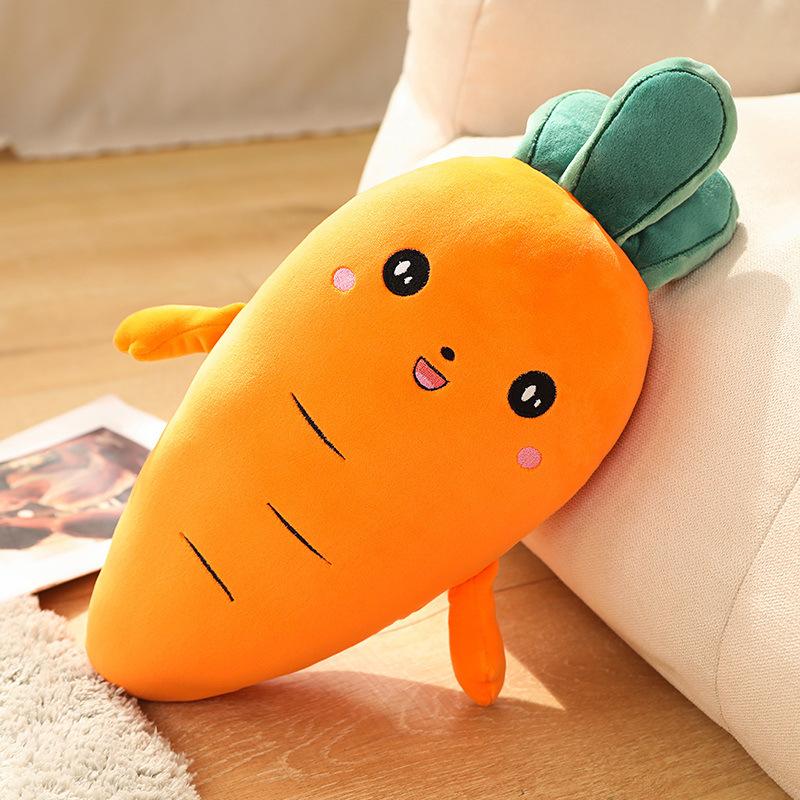 Soft Vegetables, Carrots, Throw Pillows, Plush Toys, White Radishes, Dolls, Kindergarten Teaching Props, Children'S Rag Dolls