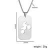 Motorcycle Rider Pendant Necklace For Men Stainless Steel Cool Silver Color Box Chain Fashion Streetwear Hip Hop Jewelry Gifts