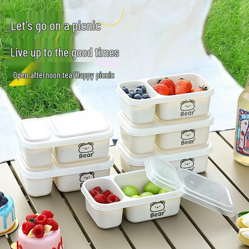 

10-Pack Divided Refrigerator Food Storage Containers