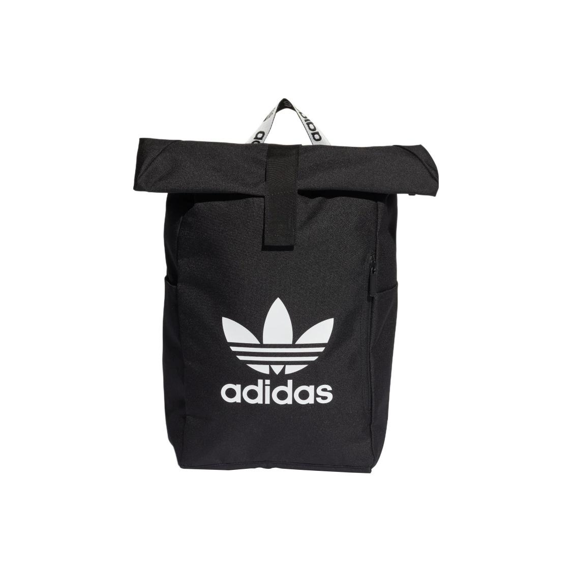 Adidas Originals Trefoil Polyester Backpack Unisex Black One Size чёрный