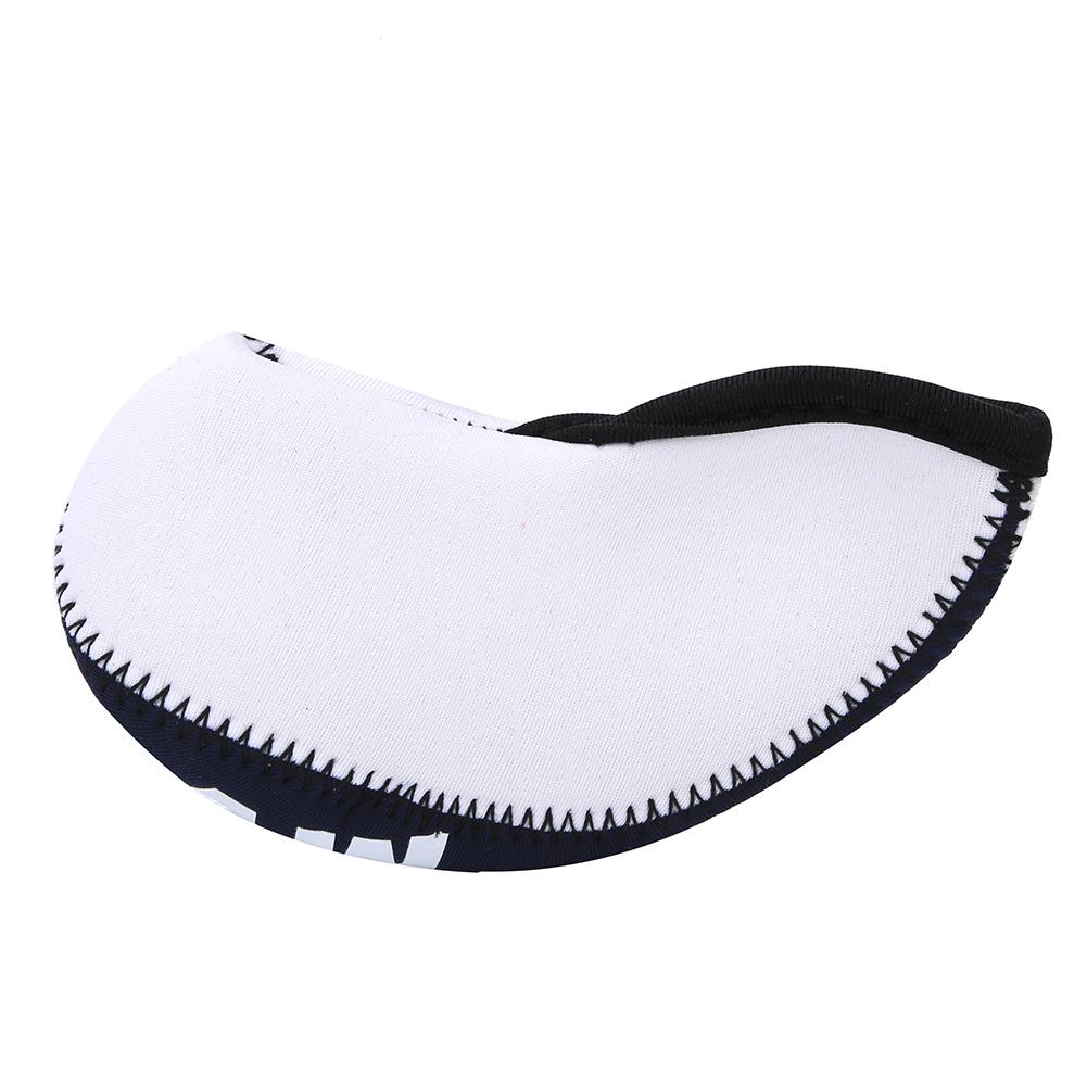 10Pcs Portable Cloth Golf Iron Club Head Cover with Unique Pattern Sports Accessory