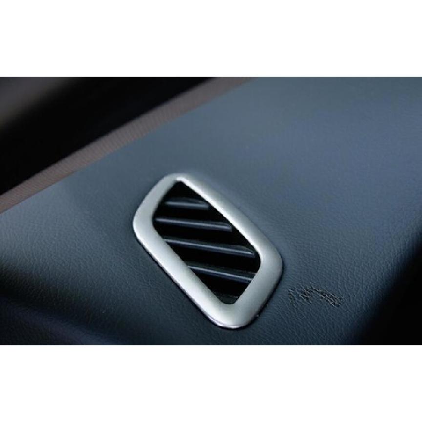Silver -22 Dashboard Side Outlet Vent Covrs Trim Steel For Benz A-Class W177